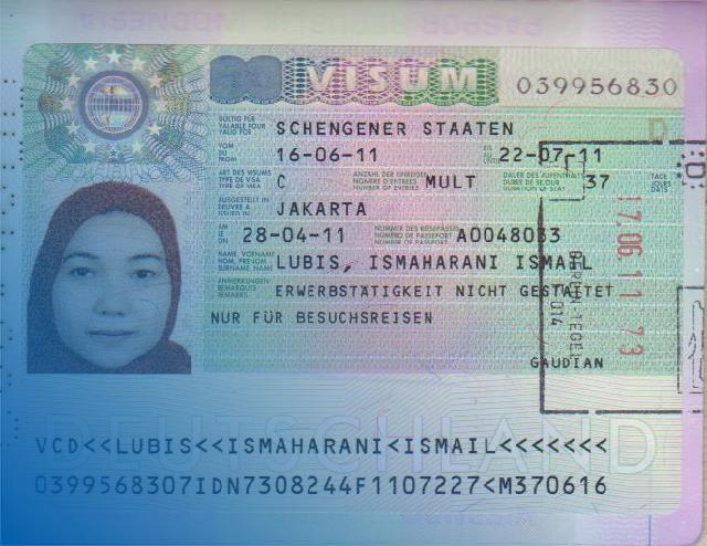 Contoh Foto Visa Schengen