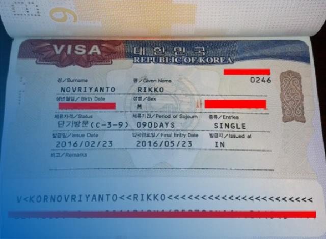 Visa Korea Berlaku Berapa Lama